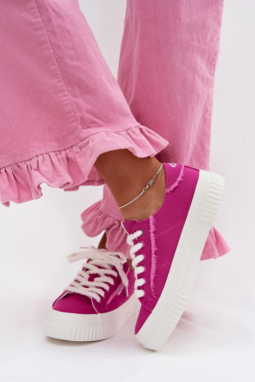 Trampki Damskie Na Platformie O`NEILL SPINNA C WOMEN LOW 90261009.06R Fuksja